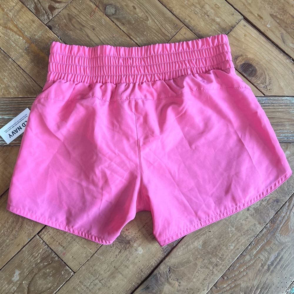 Old Navy Active Youth Girls Running Shorts Hot Pink Go-Dry Size L (10-12) - Picture 2 of 5